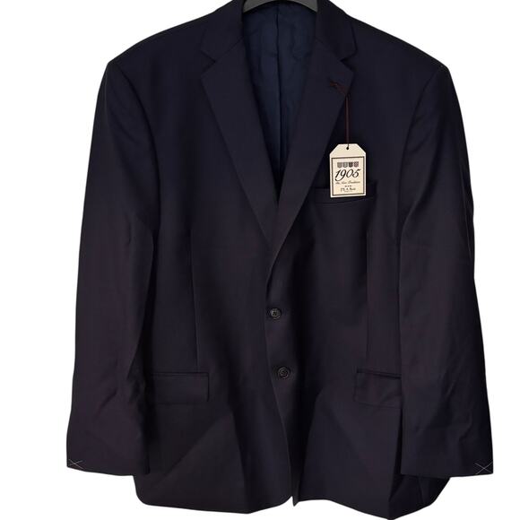 Jos. A. Bank Men's Blazer Sport Coat Two Button Jacket 50 Regular Wool Blue - Picture 1 of 6